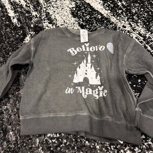 Disney believe sweatshirt girls size 9/10